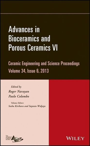 Produktbild: Advances in Bioceramics and Porous Ceramics VI, Volume 34, Issue 6