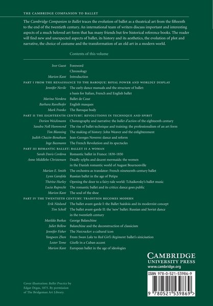 Produktbild: The Cambridge Companion to Ballet