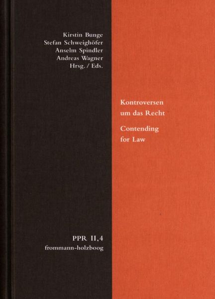 Produktbild: Kontroversen um das Recht. Contending for Law