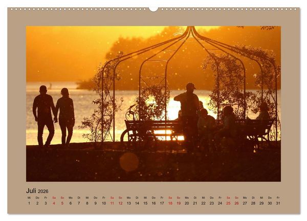 Produktbild: Den Sonnenuntergang gemeinsam genie&szlig;en (Wandkalender 2026 DIN A2 quer), CALVENDO Monatskalender