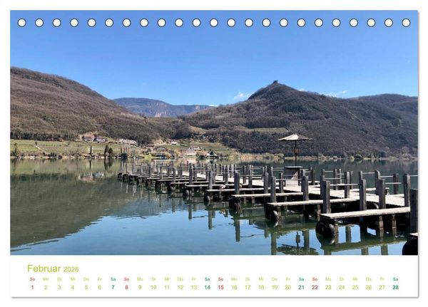Produktbild: Der Kalterer See - Sch&ouml;nheit in S&uuml;dtirols S&uuml;den (Tischkalender 2026 DIN A5 quer), CALVENDO Monatskalender