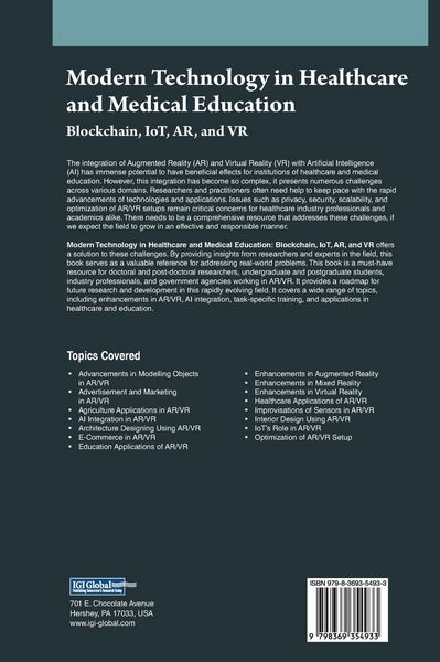 Produktbild: Modern Technology in Healthcare and Medical Education