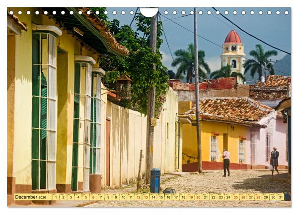 Produktbild: CUBA CARIBBEAN DREAM DESTINATION (Wall Calendar 2026 DIN A4 landscape), CALVENDO 12 Month Wall Calendar
