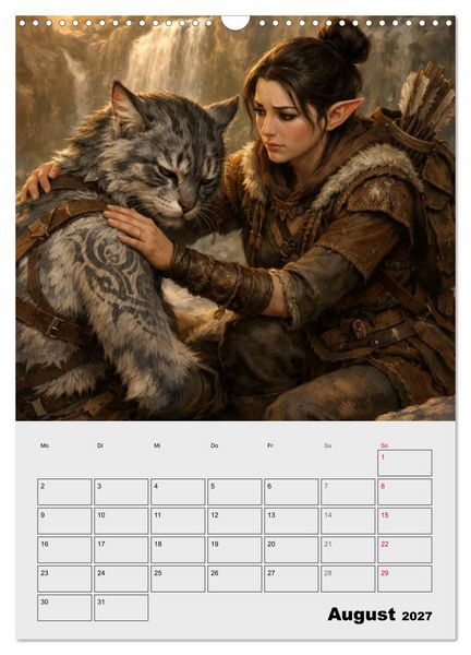 Produktbild: Mythische Gef&auml;hrten (Wandkalender 2027 DIN A3 hoch), CALVENDO Monatskalender