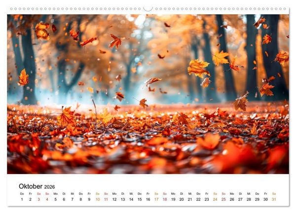 Produktbild: Natur im Jahr (Wandkalender 2026 DIN A2 quer), CALVENDO Monatskalender