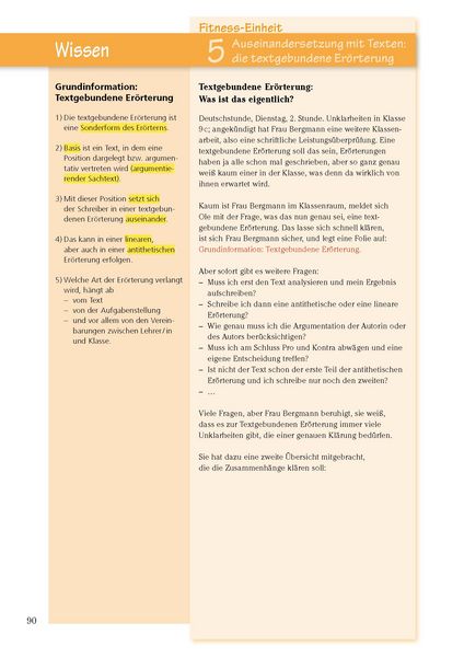 Produktbild: Aufsatz - Argumentieren und Er&ouml;rtern. Deutsch Klasse 9/10.