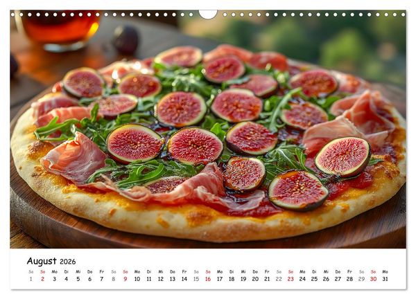 Produktbild: Pizza geht immer - Zu jeder Jahreszeit (Wandkalender 2026 DIN A3 quer), CALVENDO Monatskalender