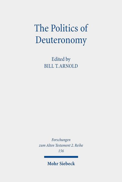Produktbild: The Politics of Deuteronomy