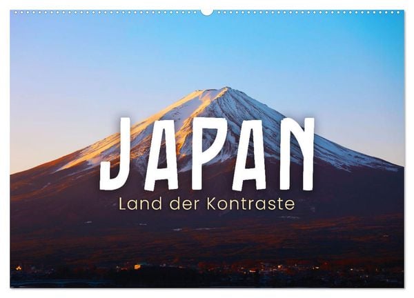 Japan - Land der Kontraste (Wandkalender 2025 DIN A2 quer), CALVENDO Monatskalender