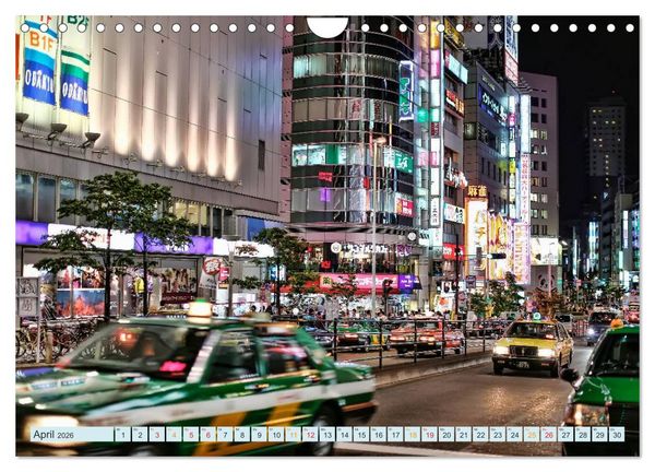 Produktbild: Tokio - Hightech und Menschenmassen (Wandkalender 2026 DIN A4 quer), CALVENDO Monatskalender
