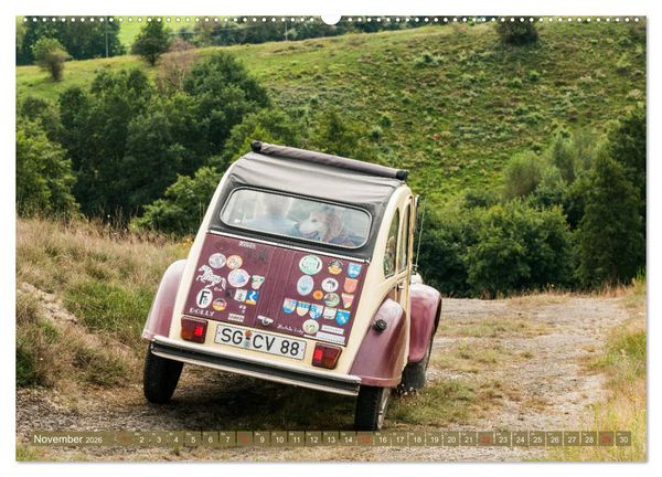 Produktbild: Citro&euml;n 2 CV - Zum Kippen zu schade (Wandkalender 2026 DIN A2 quer), CALVENDO Monatskalender