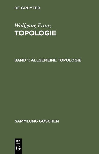 Produktbild: Allgemeine Topologie