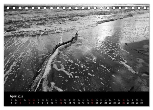 Produktbild: Strandspaziergang an der Ostsee (Tischkalender 2026 DIN A5 quer), CALVENDO Monatskalender