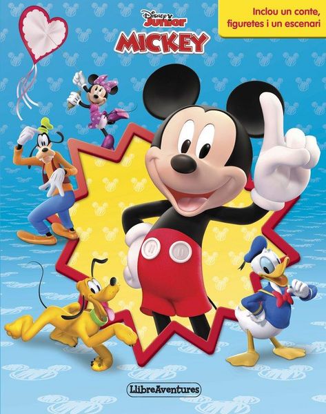 Produktbild: La casa de Mickey Mouse. Llibreaventures : Llibre amb taulell i figuretes per jugar
