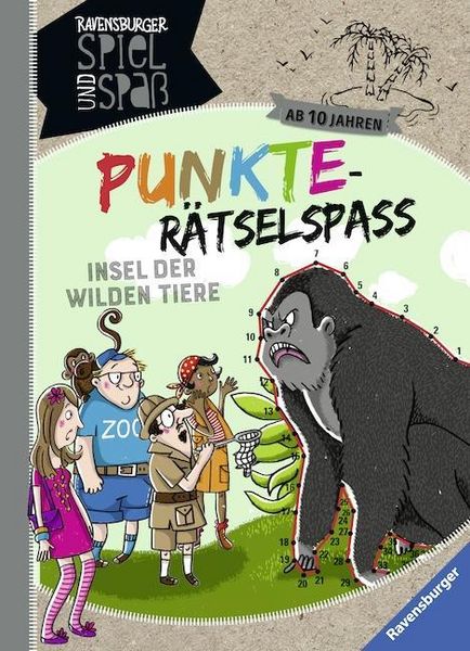 Produktbild: Rist, C: Punkte-R&auml;tselspa&szlig;: Insel der wilden Tiere