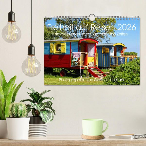 Produktbild: Freiheit auf Reisen 2026. Impressionen vom Camping und Zelten (Wandkalender 2026 DIN A4 quer), CALVENDO Monatskalender