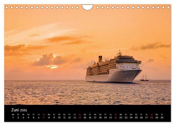 Produktbild: Kreuzfahrt erleben (Wandkalender 2026 DIN A4 quer), CALVENDO Monatskalender