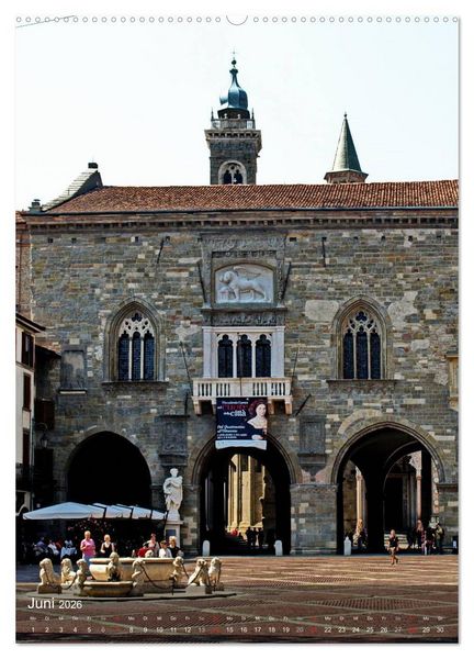 Produktbild: Bergamo (Wandkalender 2026 DIN A2 hoch), CALVENDO Monatskalender