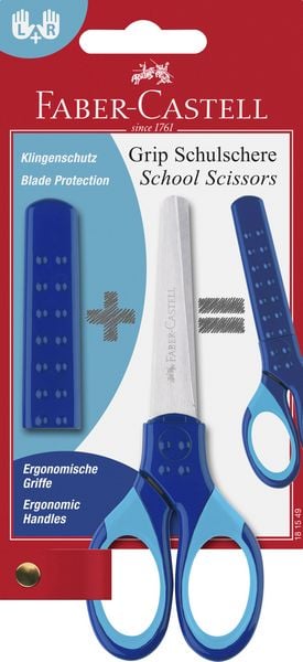 Produktbild: Faber-Castell Schulschere Grip blau