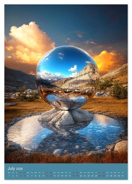Produktbild: Fascinatingly Surreal (Wall Calendar 2026 DIN A2 portrait), CALVENDO 12 Month Wall Calendar