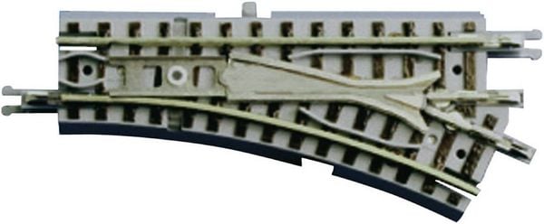 Produktbild: Rokuhan 7297023 Z Gleis (mit Bettung) Weiche, elektrisch, rechts 55mm 26&deg; 127mm 1St.
