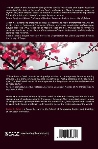 Produktbild: The SAGE Handbook of Modern Japanese Studies