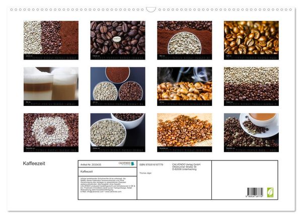 Produktbild: Kaffeezeit (Wandkalender 2026 DIN A2 quer), CALVENDO Monatskalender