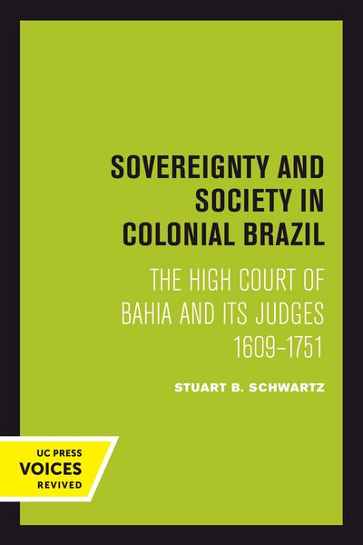 Produktbild: Sovereignty and Society in Colonial Brazil