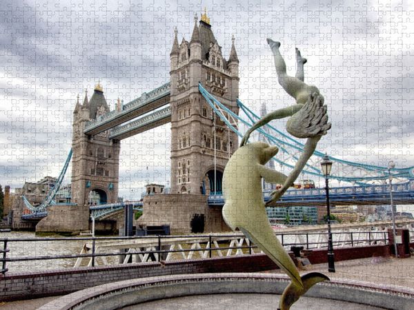 Produktbild: CALVENDO Puzzle London Bridge | 1000 Teile Lege-Gr&ouml;&szlig;e 64x48cm Foto-Puzzle f&uuml;r gl&uuml;ckliche Stunden