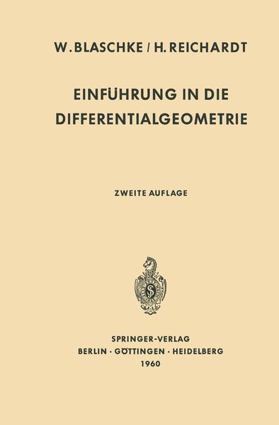 Produktbild: Einf&uuml;hrung in die Differentialgeometrie