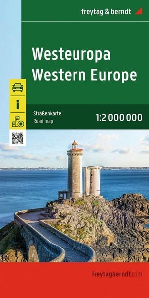 Produktbild: Freytag & berndt Stra&szlig;enkarte Westeuropa 1:2 Mio.