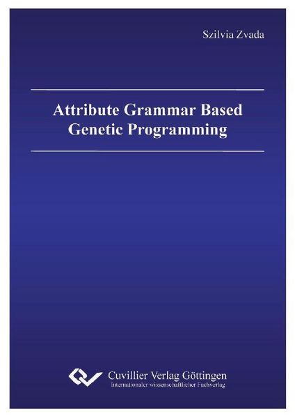 Produktbild: Attribute Grammar Based Genetic Programming