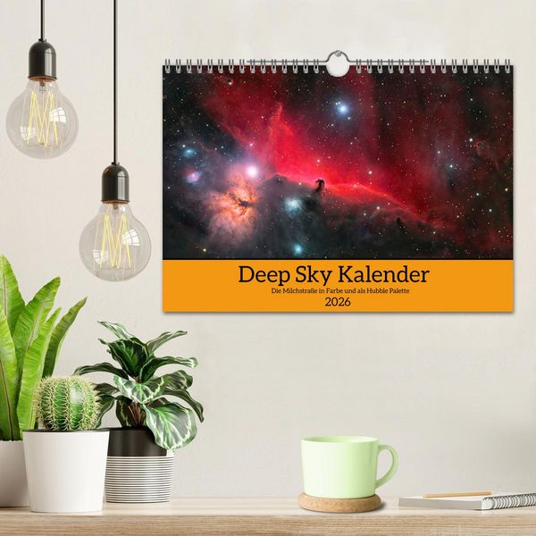 Produktbild: Deep Sky Kalender (Wandkalender 2026 DIN A4 quer), CALVENDO Monatskalender