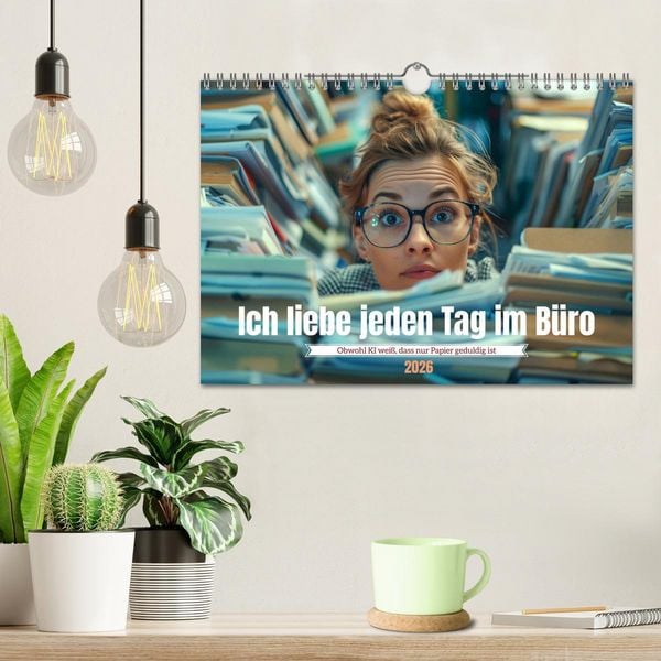 Produktbild: Ich liebe jeden Tag im B&uuml;ro (Wandkalender 2026 DIN A4 quer), CALVENDO Monatskalender