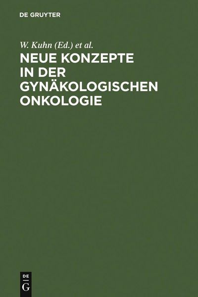 Produktbild: Neue Konzepte in der gyn&auml;kologischen Onkologie