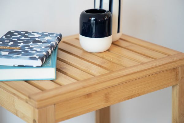 Produktbild: Badhocker Mod. Bamboo, Hocker aus Bambus