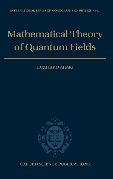 Produktbild: Mathematical Theory of Quantum Fields