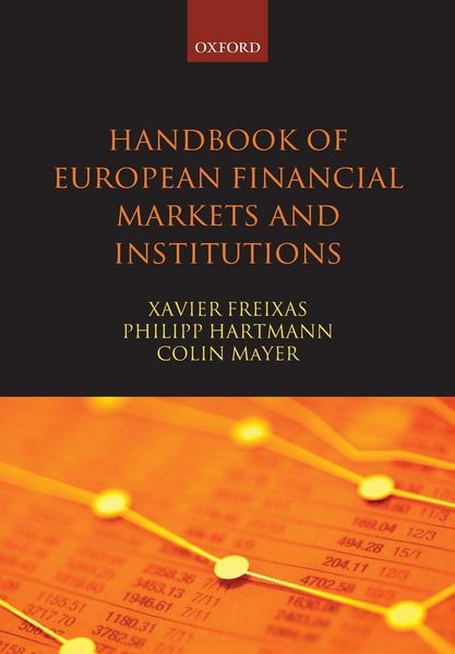Produktbild: Handbook of European Financial Markets and Institutions