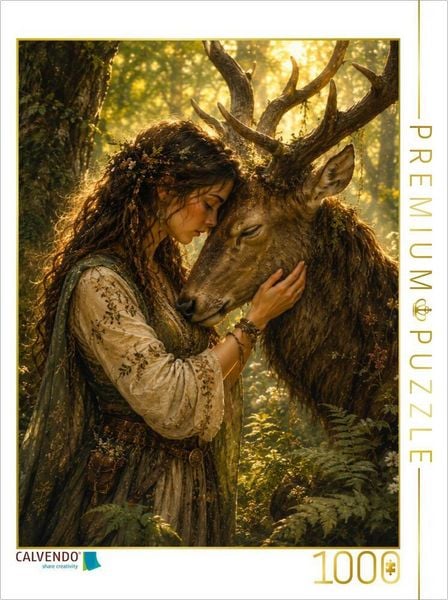CALVENDO Puzzle Verbundene Seelen | 1000 Teile Lege-Größe 64x48cm Foto-Puzzle für glückliche Stunden
