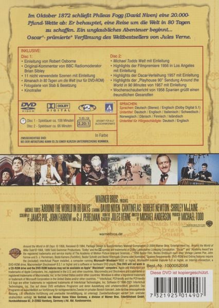 Produktbild: In 80 Tagen um die Welt - Classic Collection [SE] [2 DVDs]