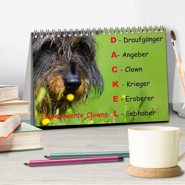 Produktbild: Liebenswerte Clowns (Tischkalender 2026 DIN A5 quer), CALVENDO Monatskalender