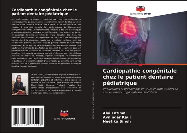 Produktbild: Cardiopathie cong&eacute;nitale chez le patient dentaire p&eacute;diatrique