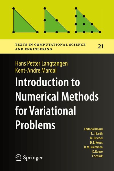 Produktbild: Introduction to Numerical Methods for Variational Problems