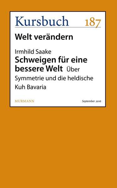 Produktbild: Schweigen f&uuml;r eine bessere Welt