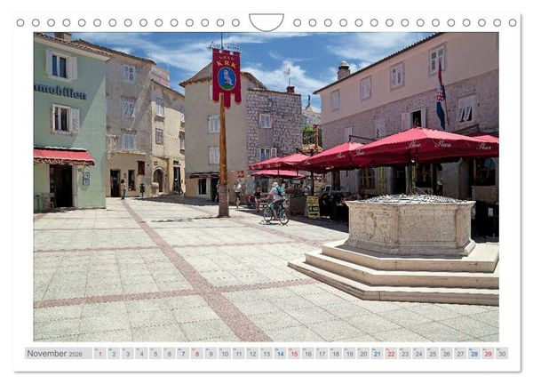 Produktbild: Kroatien - Plitwitzer Seen, Rijeka und Krk (Wandkalender 2026 DIN A4 quer), CALVENDO Monatskalender