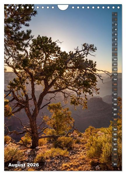 Produktbild: GRAND CANYON Imposante Aussichten (Wandkalender 2026 DIN A4 hoch), CALVENDO Monatskalender