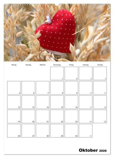 Produktbild: Ein herzliches Jahr (hochwertiger Premium Wandkalender 2026 DIN A2 hoch), Kunstdruck in Hochglanz
