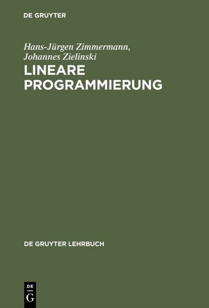 Produktbild: Lineare Programmierung