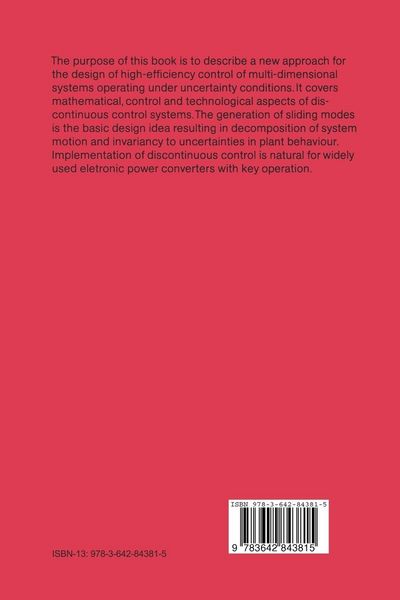 Produktbild: Sliding Modes in Control and Optimization