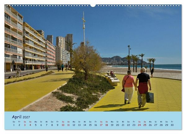 Produktbild: Benidorm (Wandkalender 2027 DIN A2 quer), CALVENDO Monatskalender